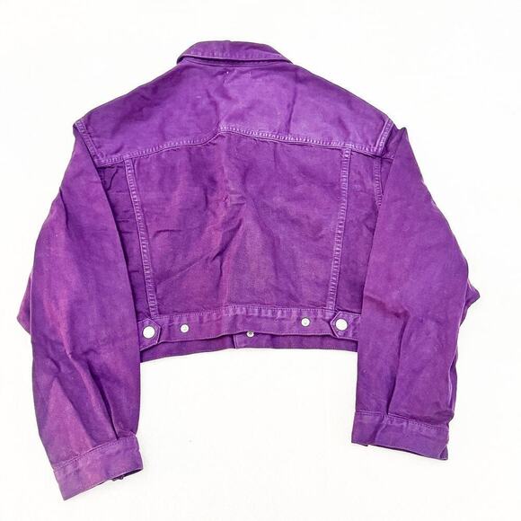 Simon Miller Purple Denim Jacket Button Down SZ2 - Picture 6 of 6